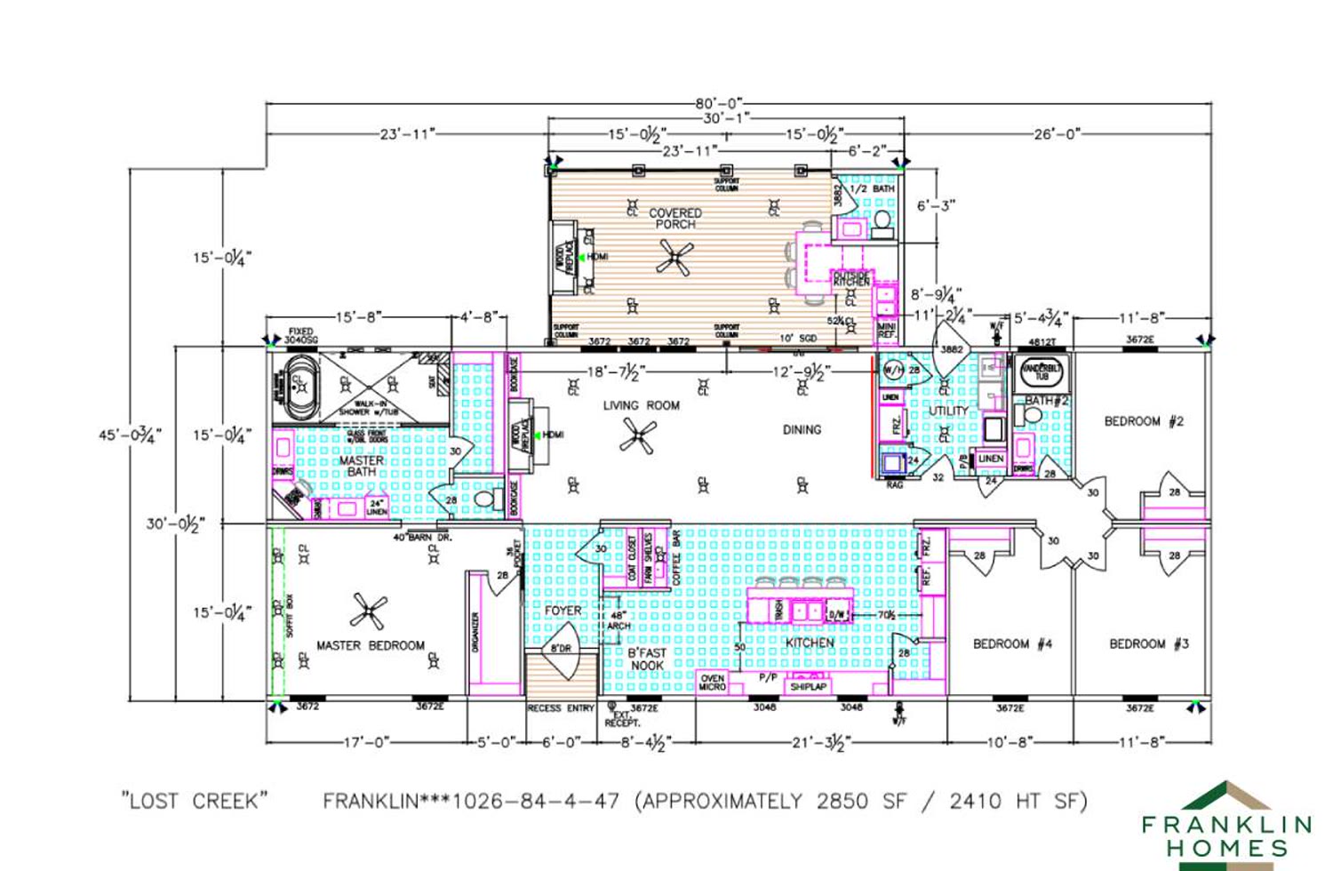 The Lost Creek floor plan