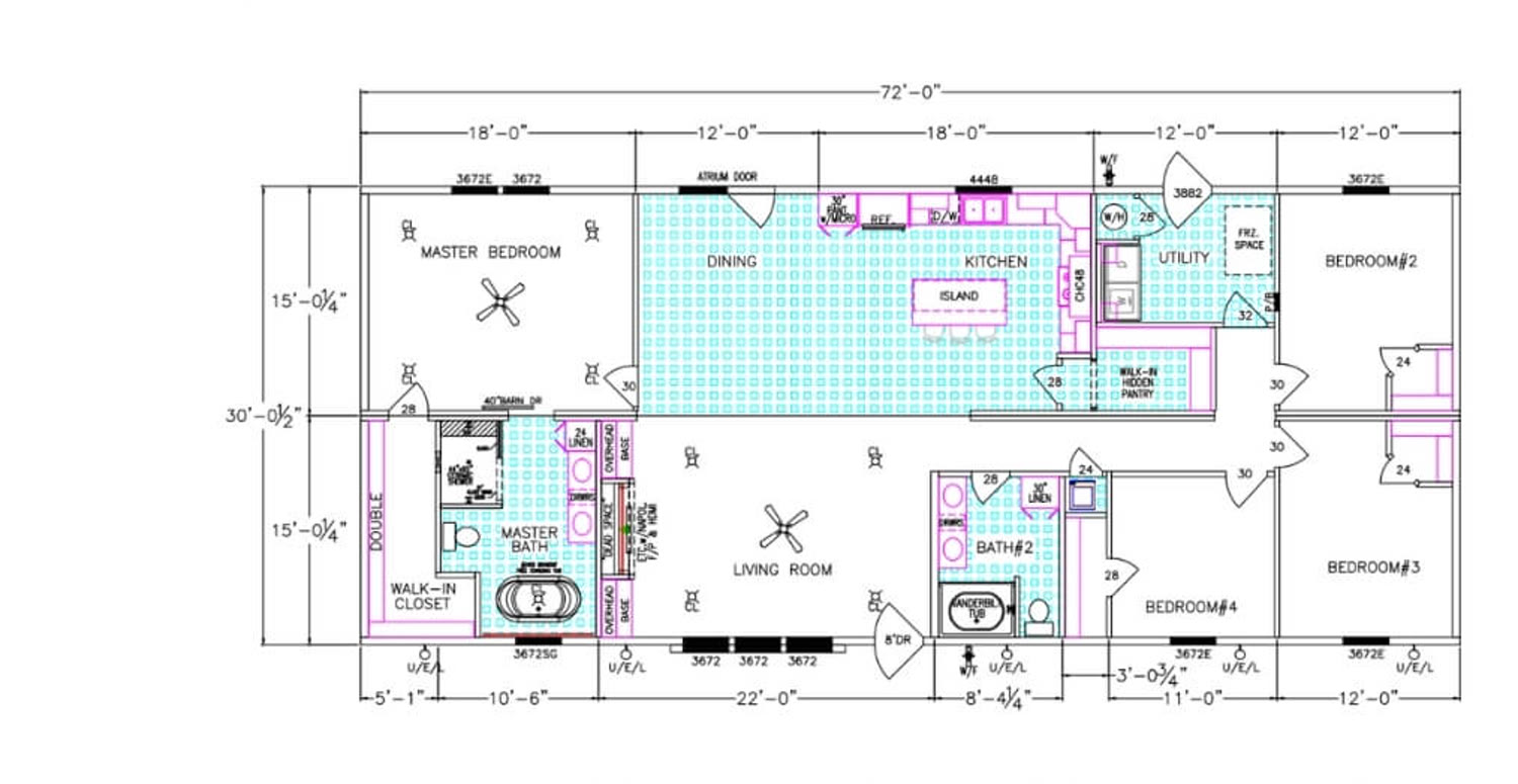 The Riverview floor plan