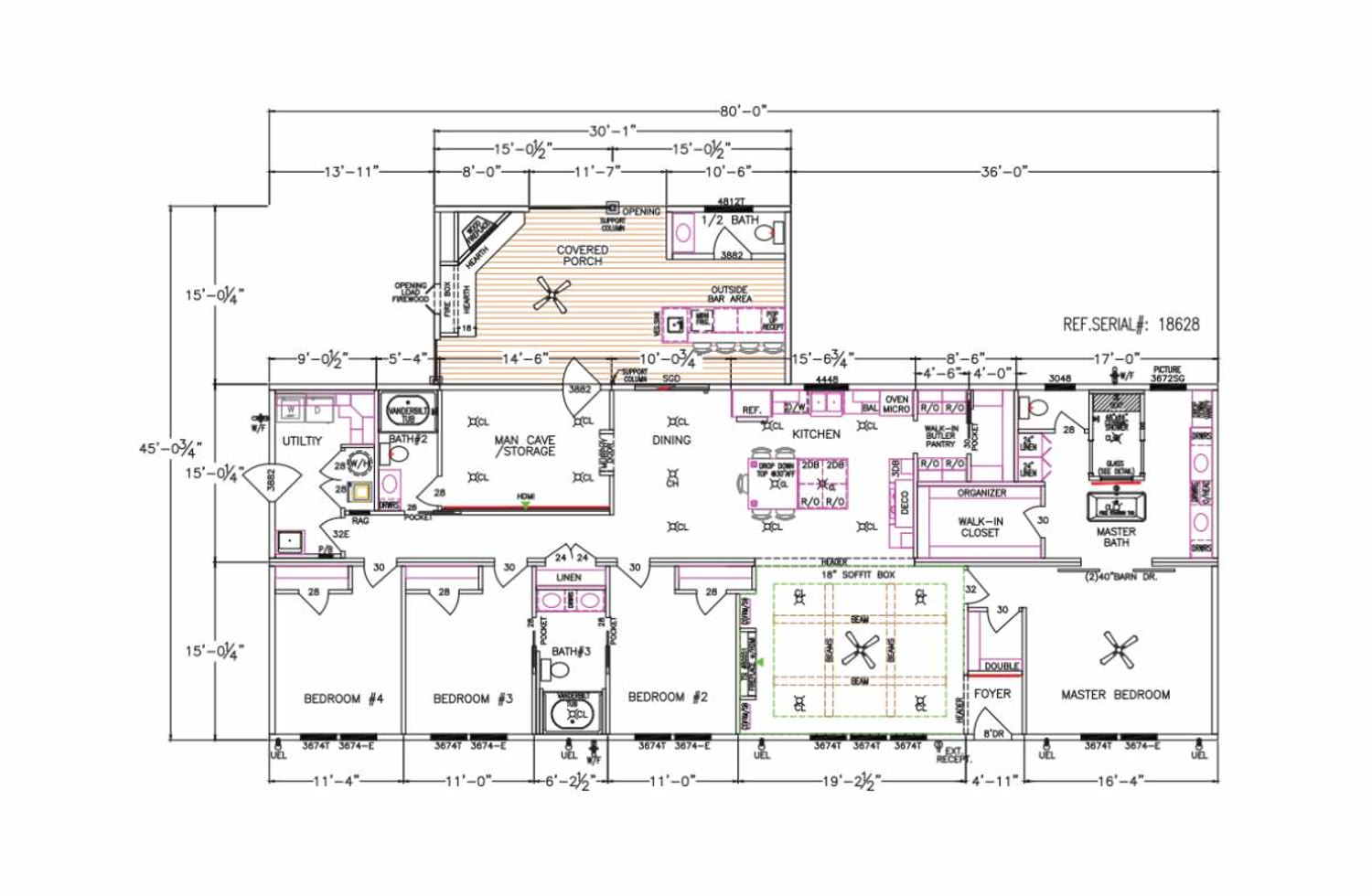 The Tollison Creek floor plan